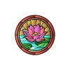 Stained Glass Lotus