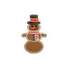 Gingerbread Snowman Cookie