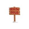 North Pole Wooden Sign