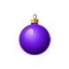 Purple Christmas Ball