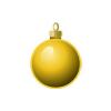 Yellow Christmas Ball