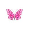 Ornate Pink Butterfly