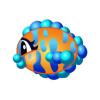 Orange Parrotfish Bubblebaby