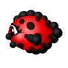 Red Polka Dot Bubblebaby