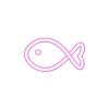 Pink Glowstick Fish