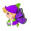 Purple Fantasy Butterfly Elfie