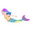 Cynthia the Parrotfish Mermaid