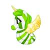 Green Stripe Unicorn Seapony