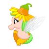 Orange Pixie Elfie Seapony