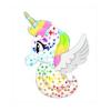 Rainbow Glitter Unicorn Seapony