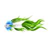 Blue Flower Streamer