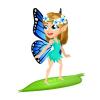 Elka the Butterfly Pixie Surfer