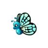 Cute Aqua Twilight Butterfly