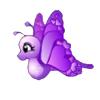 Cute Purple Love Butterfly