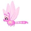 Cute Pink Color Change Dragonfly