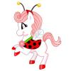 Red Ladybug Cutie Pony