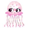 Cute Pink Sakura Jellyfish