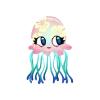 Rose Cute Tropical Jellyfish