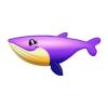 Cute Purple Whale