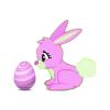 Pink Easter Bunny - Egg