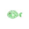 Green Fireworks Fish