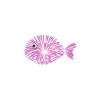 Pink Fireworks Fish