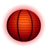 Dark Red Sphere Lantern