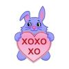 Blue Heart Bunny