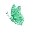 Emerald Crystal Butterfly