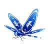Blue Fantasy Dragonfly