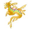 Gold Leafy Seadragon Hippocamp