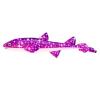 Purple Glitter Baby Cat Shark