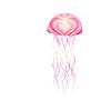 Pink Love Jellyfish