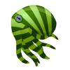 Green Stripe Octopus