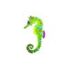 Lime Splash Seahorse