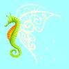Green Fantasy Lightwing Seahorse