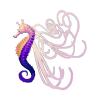 Purple Twilightwing Seahorse