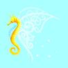 Yellow Fantasy Lightwing Seahorse